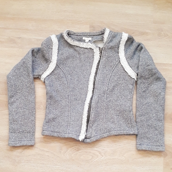 GAP Navy Uniform Moto Jacket Size Small - Picture 12 of 13